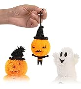 CCINEE Halloween LED Puffer Balls, Light up Stress Relief Ball Toy with Flashing Light Ghost Pump...