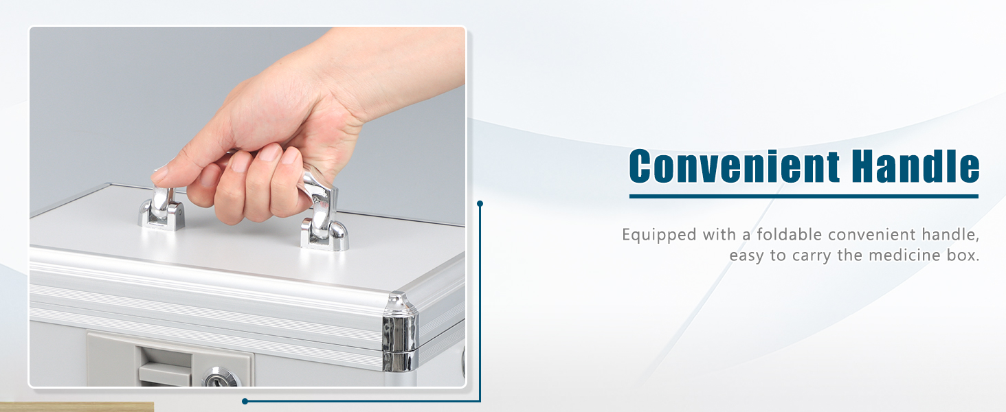 medication storage lock box