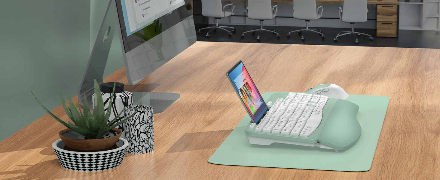 ergonomic keyboard and mouse