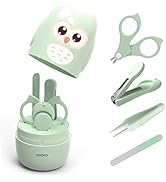 YIVEKO Baby Nail Kit, 4-in-1 Baby Nail Care Set with Cute Case, Baby Nail Clippers, Scissors, Nai...