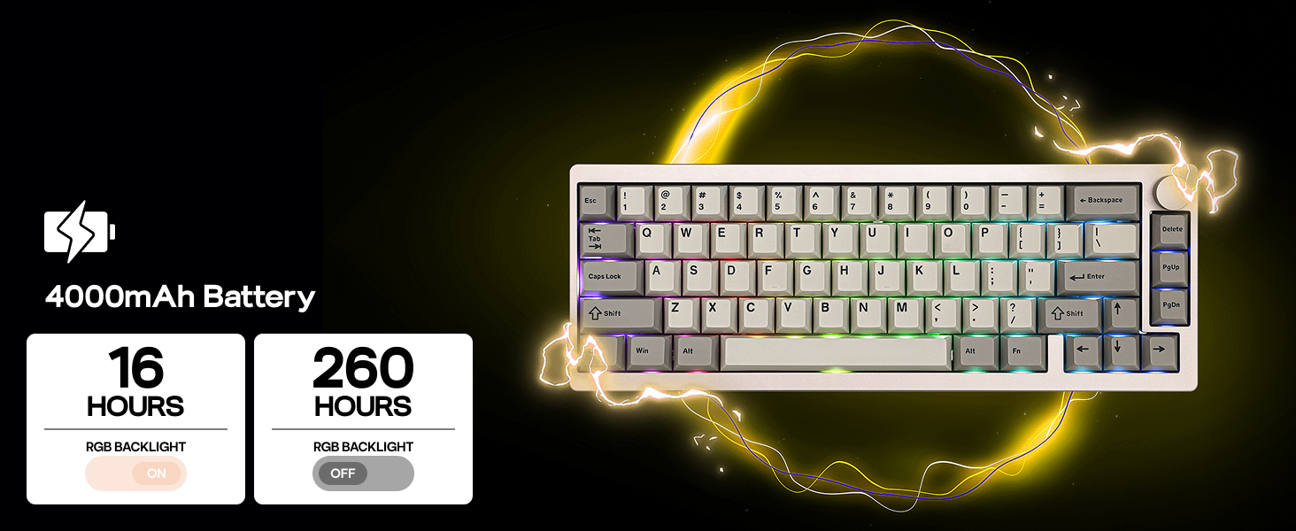 P65 Tri-Mode Wireless QMK/VIA Mechanical Keyboard