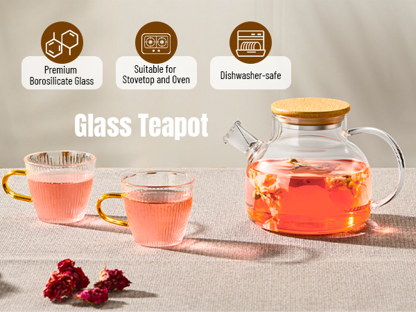 glass teapot