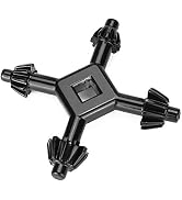 4-way Chuck Key for Drill Presses, Steel 4-in-1 Multi Universal Power and Hammer Drill Wrench for...