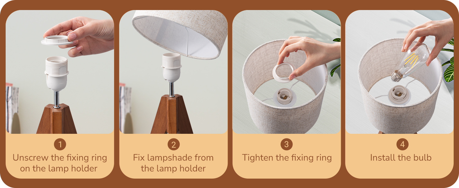 easy to install table lamp
