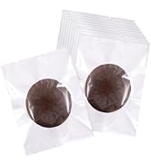 100 Pcs 3-1/2 x 4-1/2 Transparent Heat Seal Bags for Packaging Chocolate Covered Oreos,Clear Cook...
