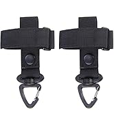 LIVANS Tactical Gear Glove Holder Strap, Molle Key Ring Tactical Keychain Nylon Gear Keeper Glove...