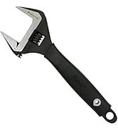 Proferred Plumbing Adjustable Wrench, Black Phosphate Finish, 4 Available Size Options 6-inch, 8-...