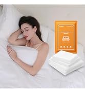 CxLoode 4 PCS Disposable Bed Sheet King Size, Disposable Bed Sheet for Hotel Bedding Cover Travel...