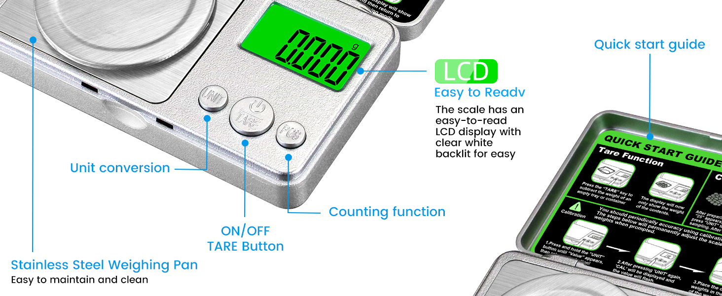 Product Explanation: Materials and Buttons