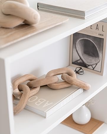 Peakoly Acacia Wood Chain Link