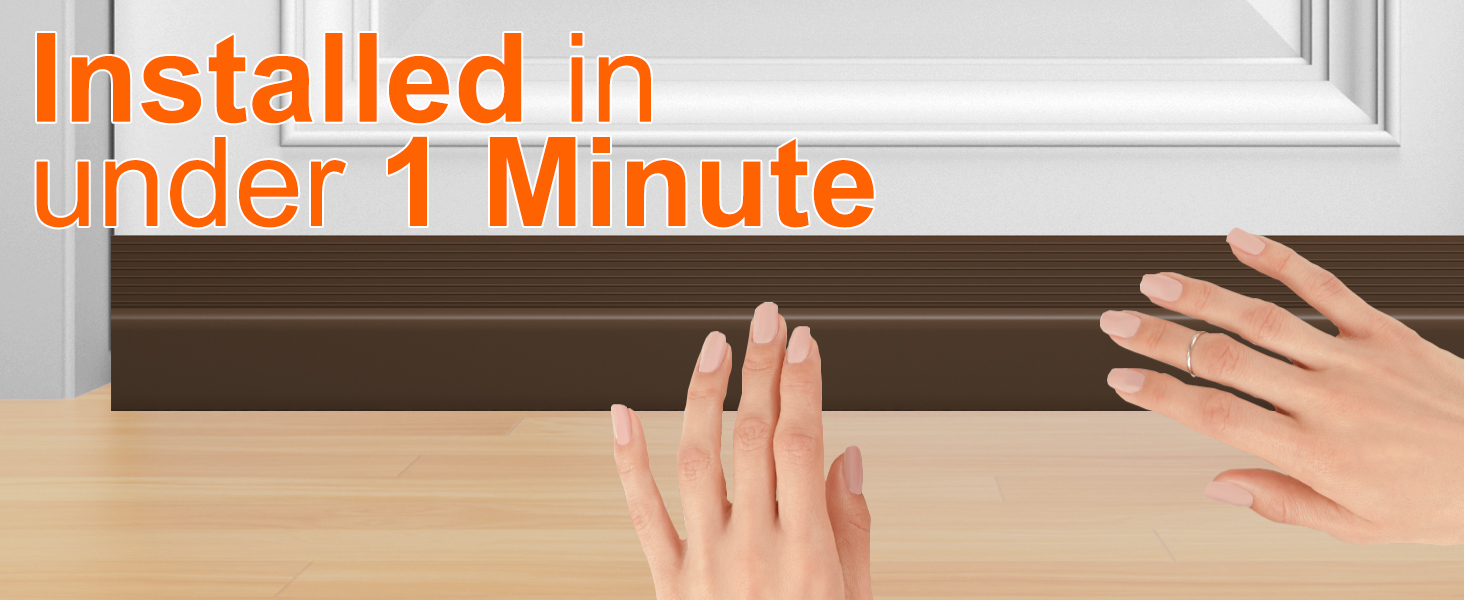 under door draft stopper
