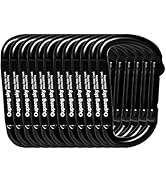 Carabiner Clip - Heavy Duty Carabiners D Ring Shape,Key Chain Clip Hook,Keychain Clip,...