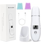 Face Spatula Blackhead Remover - 4 Modes Deep Cleansing Pore Extractor, Fast Charging Skin Scrubb...