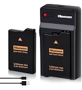 Hisewen PSP 3000 Battery and LED USB Charger for Sony PSP 3000 / PSP Slim 2000 PSP-S110 Console, ...