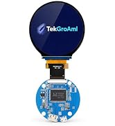 TekGroAml Portable mini IPS LCD Round Screen,2.8 inch 480x480 Circle Display and Micro HDMI Contr...