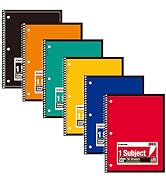 KAISA 70 Sheet 1-Subject Wirebound Notebook Spiral Notebooks, College Ruled 10.5x8 Spiral Noteboo...