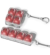 2 Pack Smiley Face Keyboard Fidget Toy,Clicky, Stress Relief Fidget Clicker Keychain – Fidget Toy...