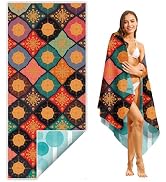 THISFIND Beach Towel Sand Free Quick Dry Absorbent Compact Towels for Swimming Pool Camping Beach...