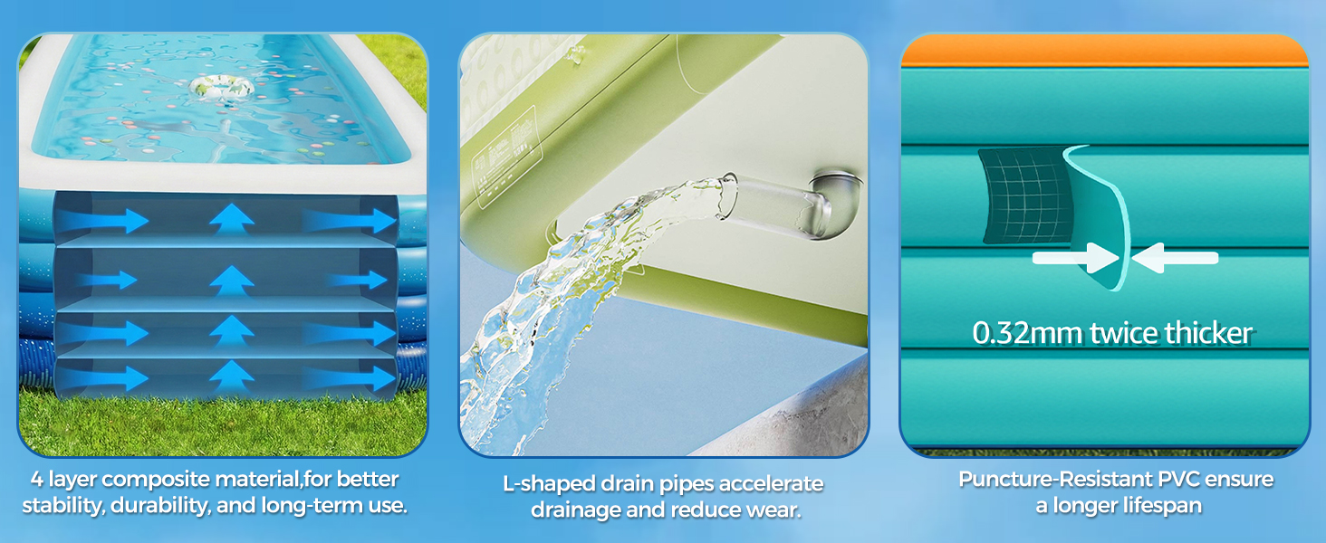 inflatable swimming pool