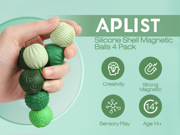 Silicone Shell Magnetic Balls