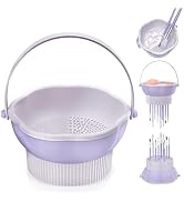 senbowe 3 in 1 Makeup Brush Cleaner Mat, Silicone Makeup Brush Cleaner Bowl Cosmetic Brushes Clea...