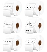 2.25“x1.25” Barcode Label Stickers, SKU Labels, Address Labels, Thermal shipping Label Stickers, ...