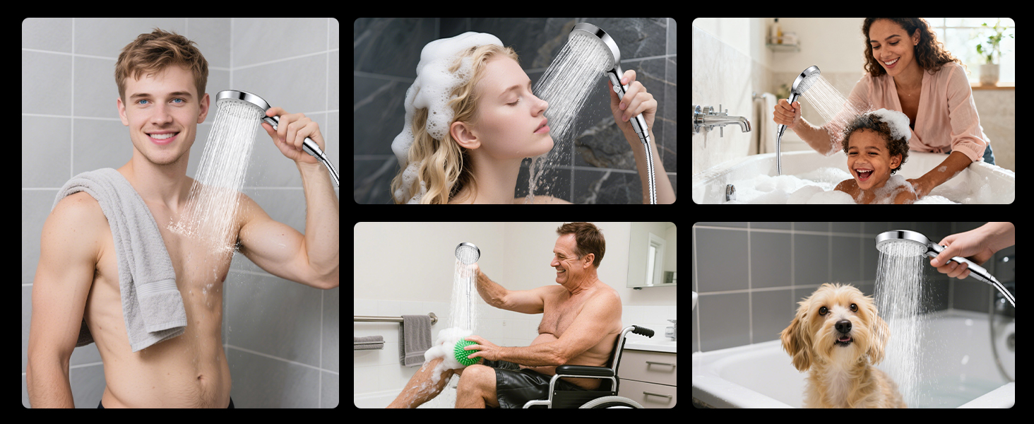 hand held shower head