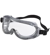 3M Professional Goggle, Clear Lens Provides Excellent Visibility, Impact-Resistant, Blocks 99.9% ...