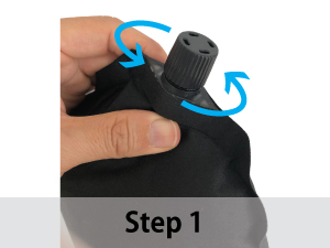 Twist tip to open