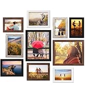 Giftgarden 4 Colors Picture Frames for Multiple Sizes Photos, Four 4x6, Four 5x7, Two 8x10, Assor...
