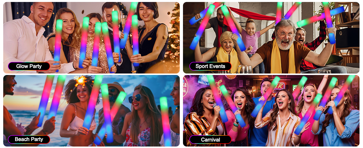 foam glow sticks