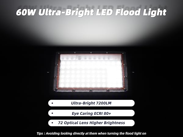 60W LED flood Light Work light