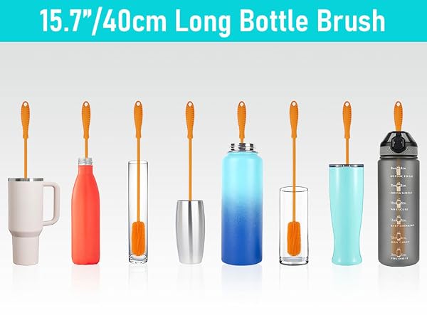 silicone bottle brush