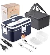 Nifogo Electric Lunch Box Food Heater 60W Heated Lunch Boxes For Adults 1.8l Food Warmer Lunch Bo...