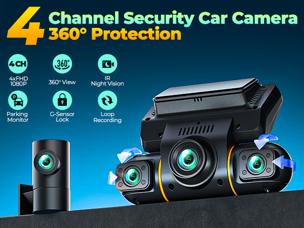 dash cam front and rear