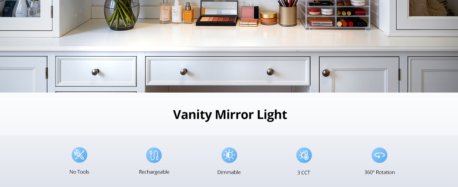 makeup light for bathroom