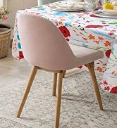misaya Rectangle Waterproof Vinyl Table Cloth, Wipeable Tablecloth with Flannel Backing, Plastic ...