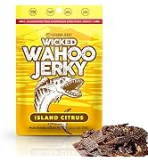 Island Citrus Wahoo Ono Fish Jerky - Zesty Umami Flavor - Artisan Crafted by Kaimana Jerky - Orga...