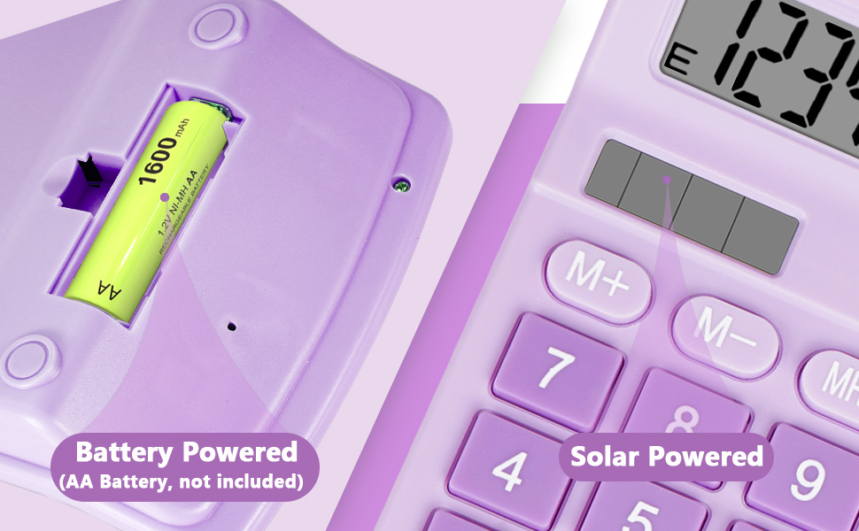 Calculator purple-3