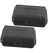 KALLORY 2pcs Rugged Mechanics Tool Box Tool Storage Organizer Small Storage Case Small Toolbox fo...