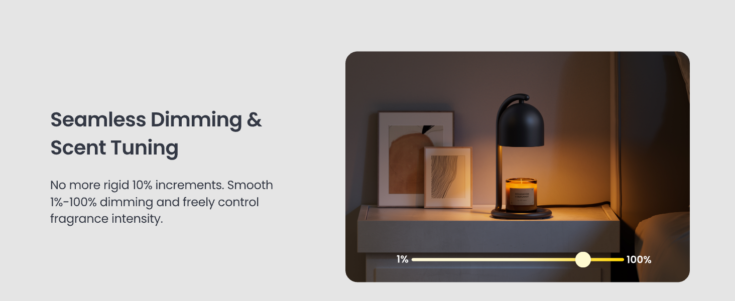 candle lamp warmer with voice