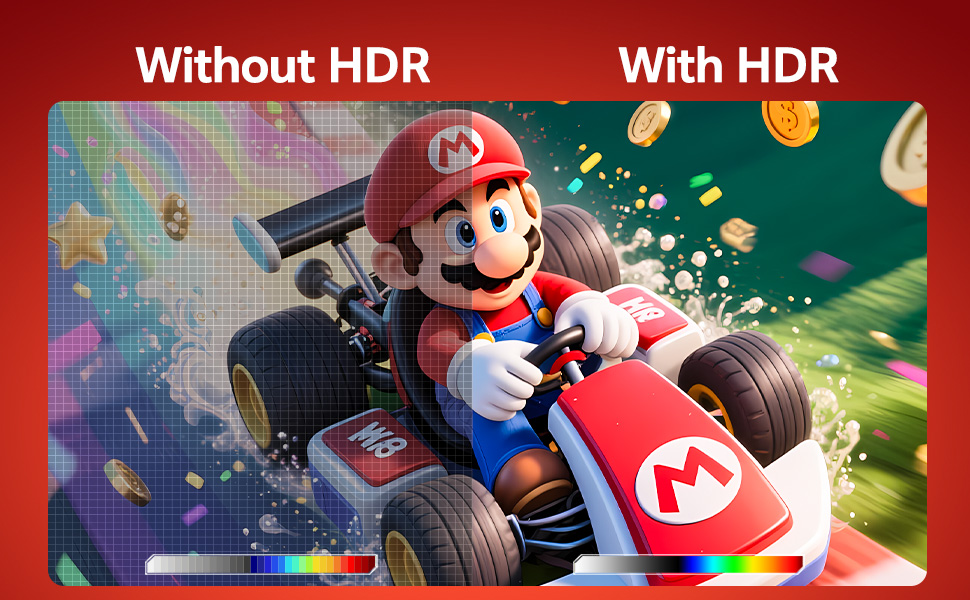 ensuring low-latency transmission and vivid color accuracy for an unparalleled viewing experience