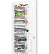 roomtalk Over The Door Hanging Organizer 6-Shelves and 12 Side Pockets, Over The Door Storage for...