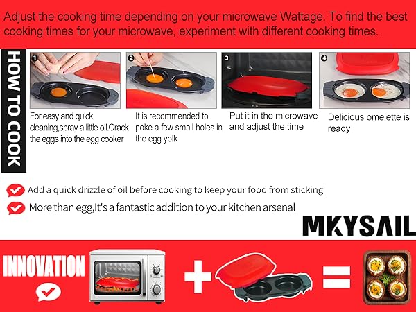 This is a great microwave egg cooker for those who like fried eggs.
