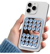 AHASTYLE Suction Cup Phone Mount for iPhone & Android with Built-in Mirror | Hands-Free Sticky Ph...