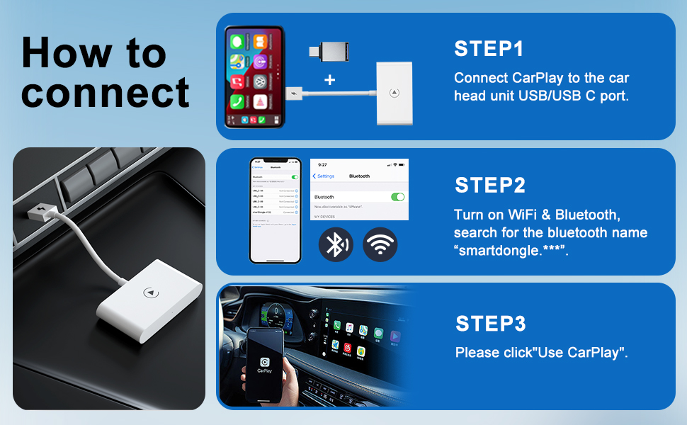 Wireless CarPlay Dongle