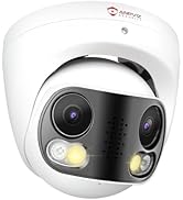 Anpviz 4K 8MP Dual Lens PoE IP Camera Outdoor, 180° Panoramic Security IP Camera, Smart Dual Ligh...