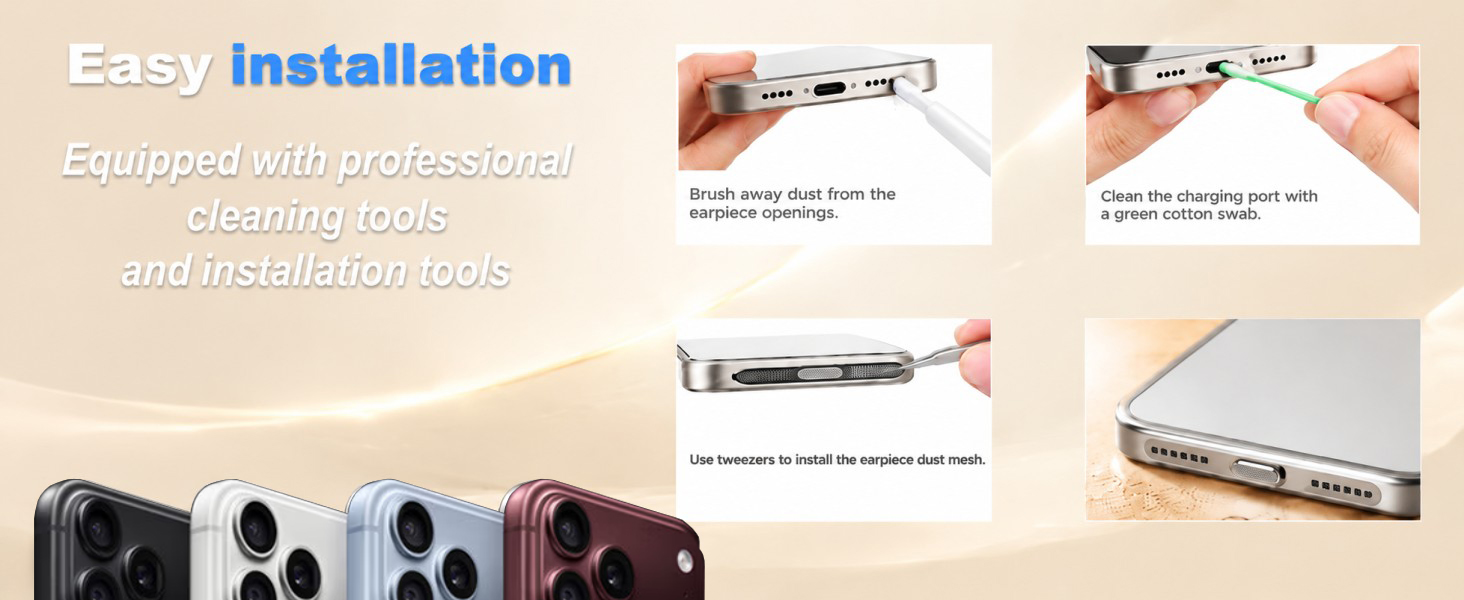 USB dust Plug, iPhone 18 Pro, iPhone/Pro Max Accessories, USB Port dust Cover, Type-C Port Cover