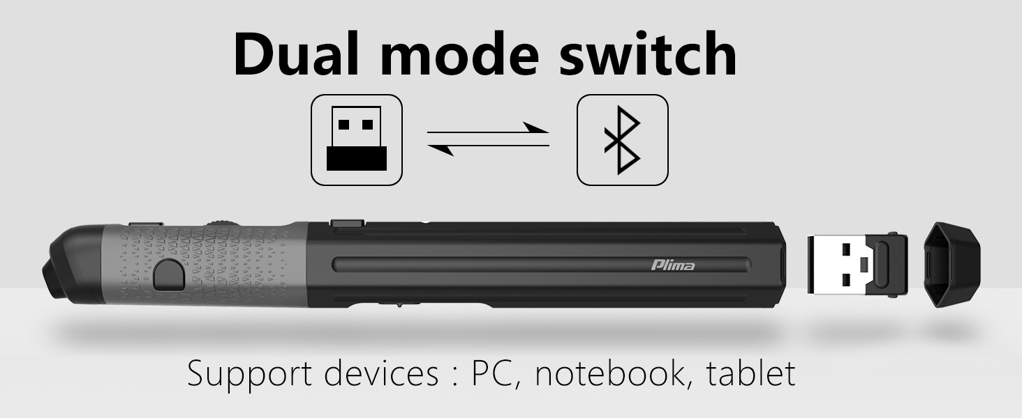 Plima Pocket Pen Mouse Dual mode switch