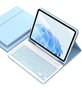 aMZCaSE for iPad Air 11 inch Case with Keyboard(M3/M2, 2025/2024), iPad Pro 11 inch Air 5th 4th G...